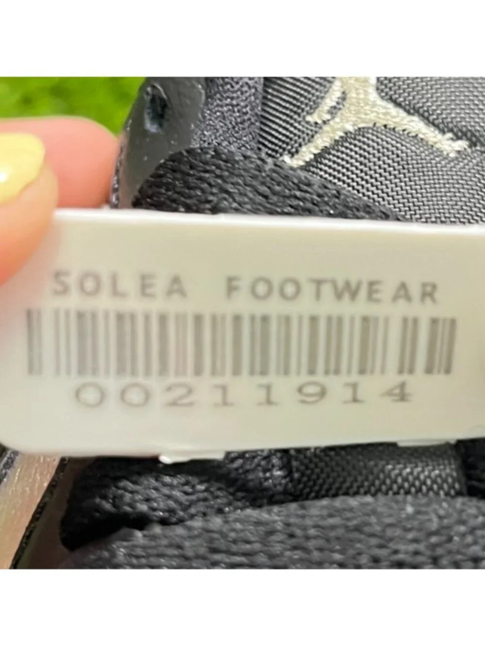 Nike Air Jordan 1 Low Womens Size 6.5 Silver Black Athletic Shoes Sneakers